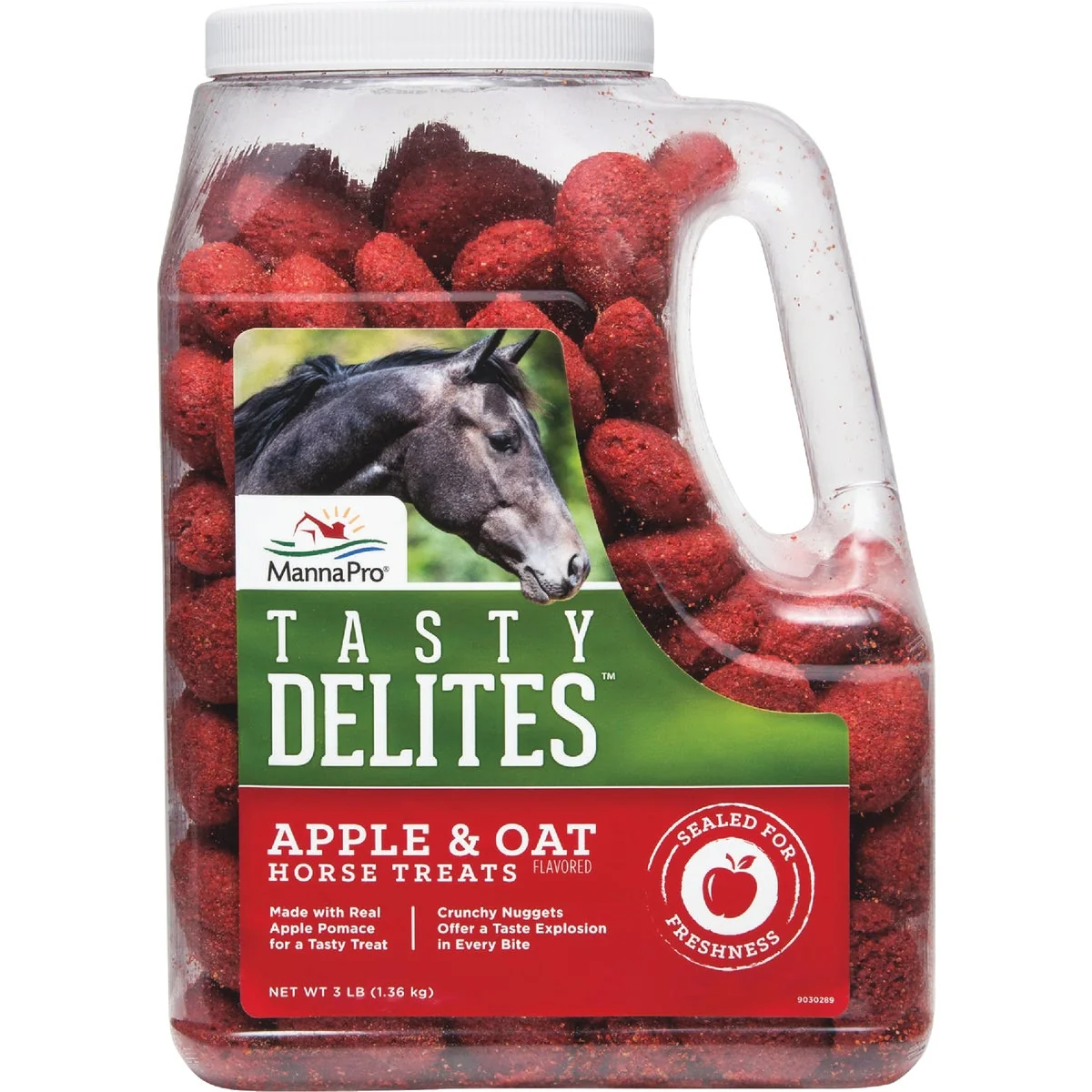 Long-Lasting Manna Pro Tasty Delites 4 Lb. Apple Flavored Horse Treat Soft