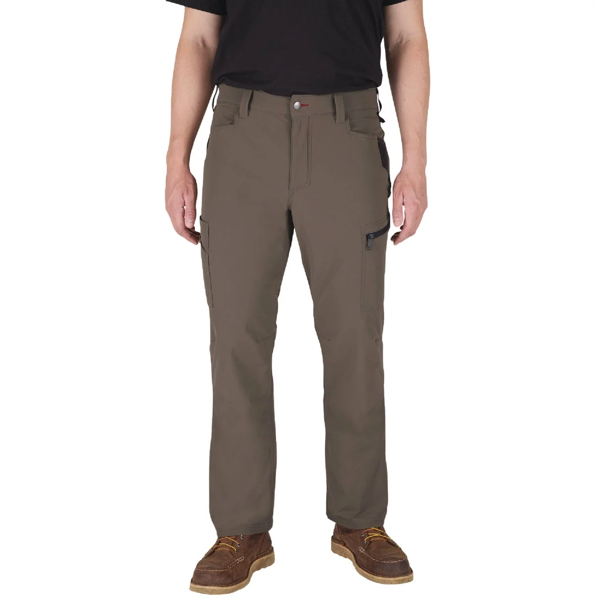 Functional Milwaukee FLEX Brown 32 x 32 Tech Pants Optimized