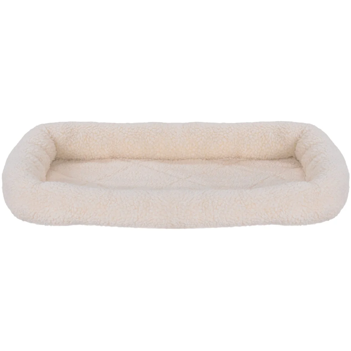 Natural FurHaven Extra Small Faux Lambswool Crate Bolster Recyclable