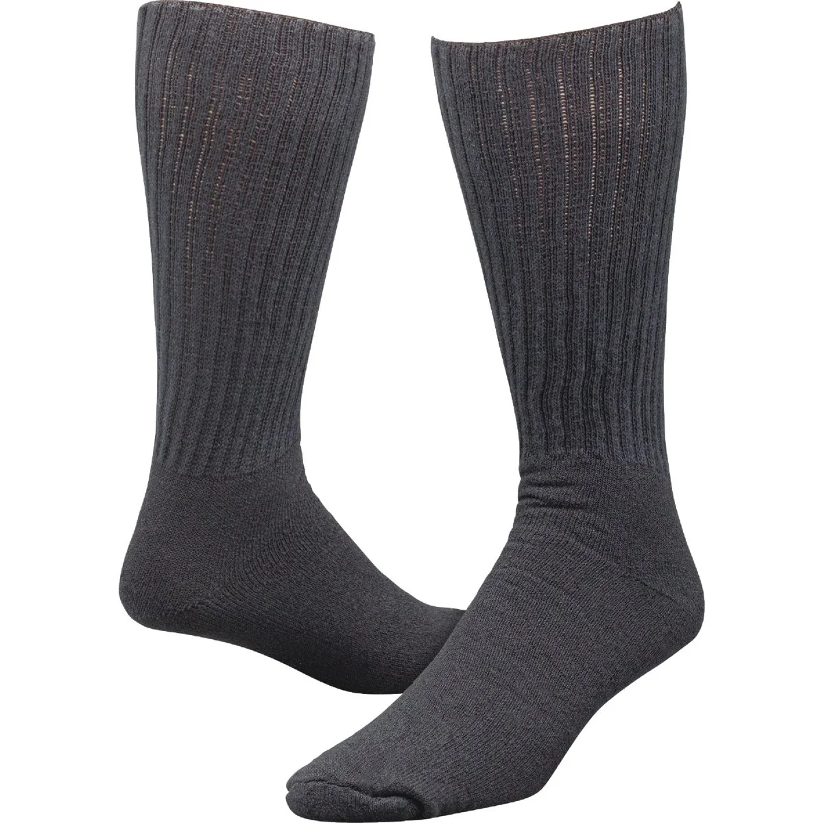 Minimalist Railroad Sock King Size Black Crew Sock 2-Pack Responsible