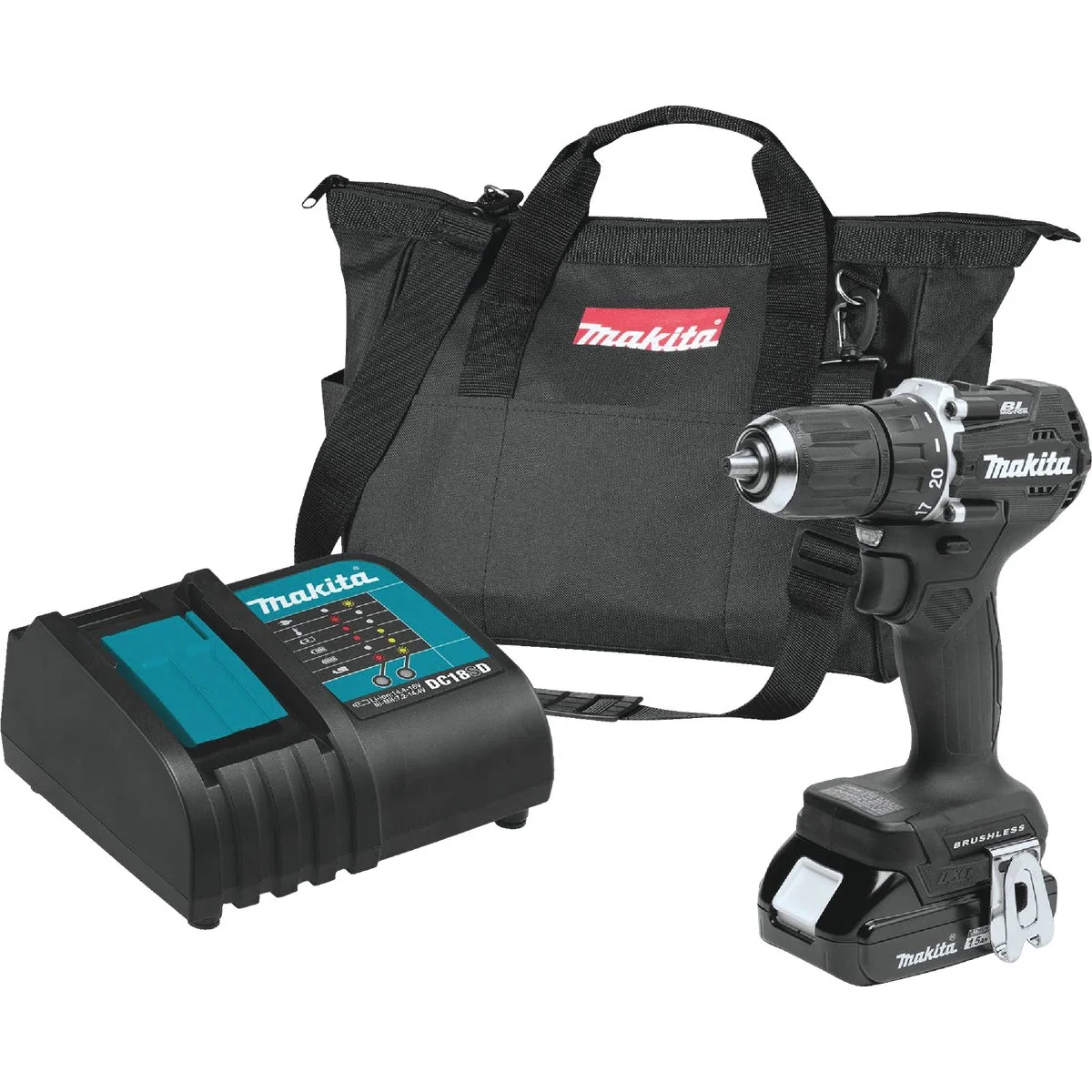 Outstanding Makita 18-Volt LXT Lithium-Ion 1 2 In. Brushless Sub-Compact Cordless Drill Kit Artisan