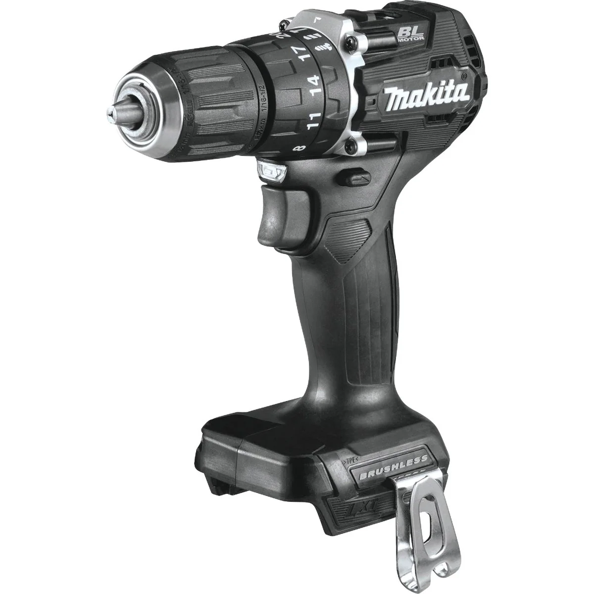 Stylish Makita 18-Volt LXT Lithium-Ion 1 2 In. Brushless Sub-Compact Cordless Hammer Drill Tool Only Clean