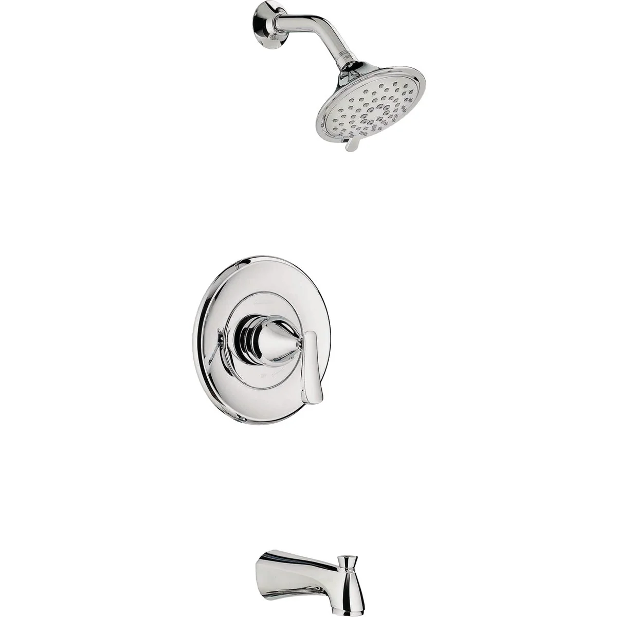 Powerful American Standard Chatfield Chrome Single-Handle Lever Tub Shower Faucet Solid