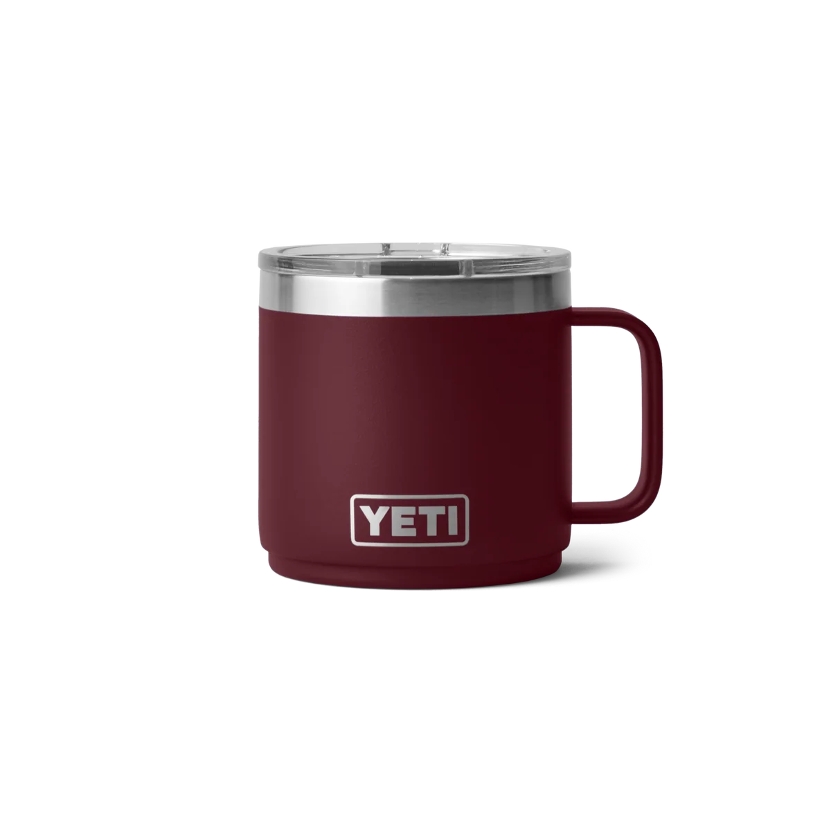 Flexible Yeti Rambler 14oz Stackable Mug Wild Vine Red Sophisticated