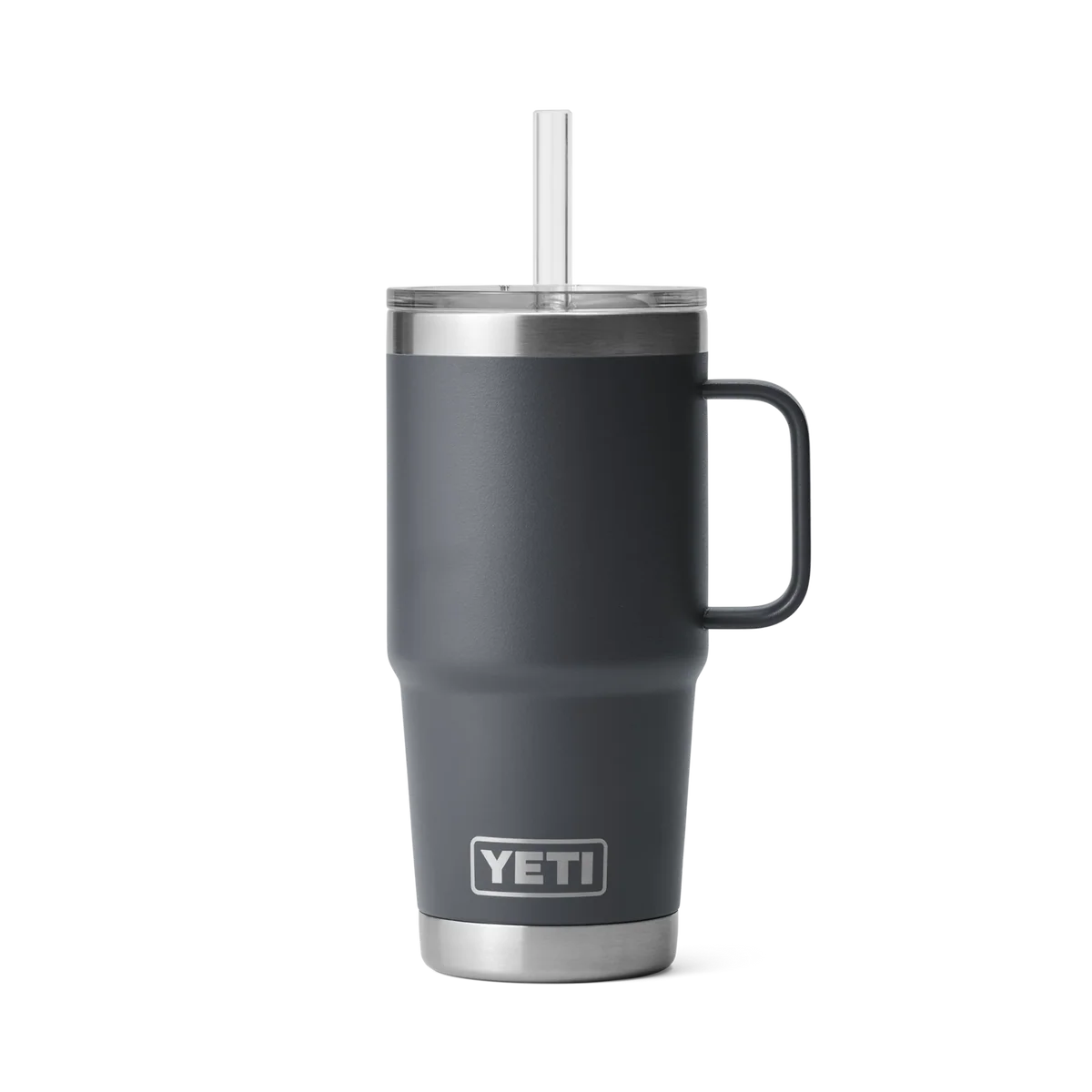 Artisan Yeti Rambler 25oz Straw Mug Charcoal Professional