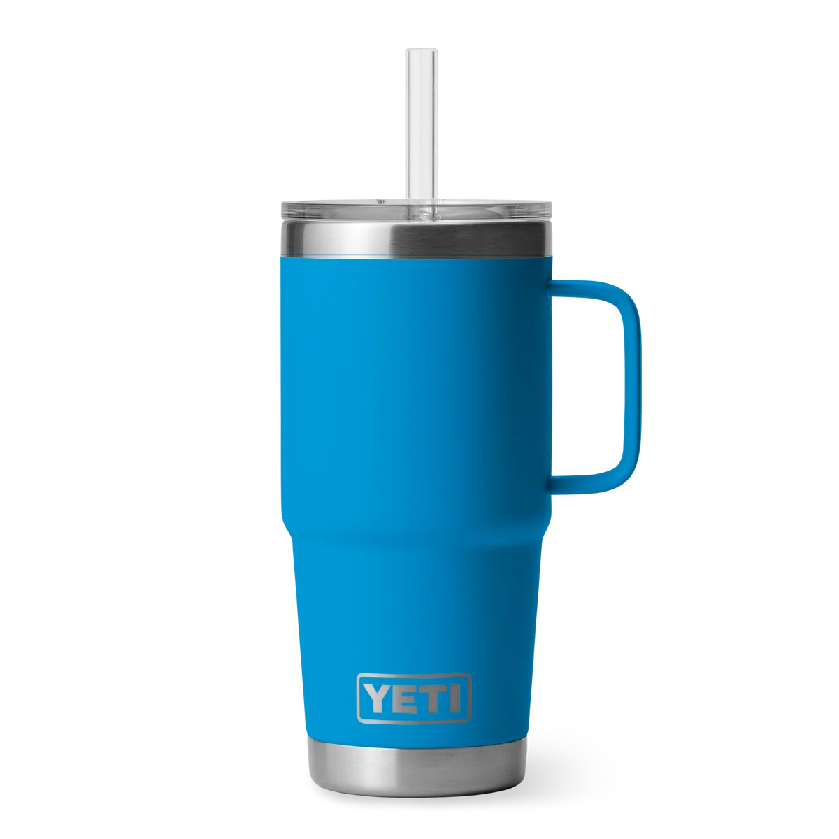 Exceptional Yeti Rambler 25oz Straw Mug Big Wave Blue Dependable
