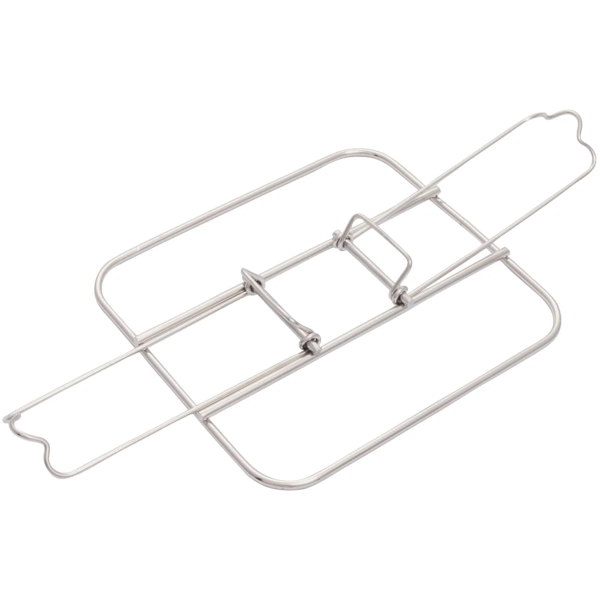 Smart Char-Broil Grill 9 In. Folding Beer Can Chicken Roasting Rack Healthy
