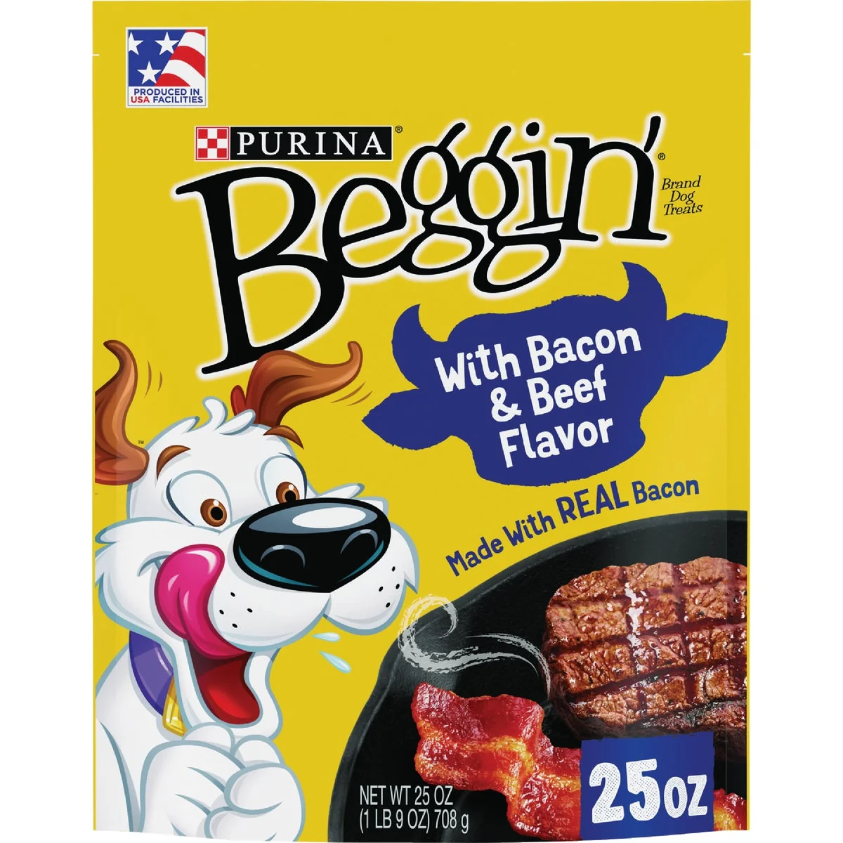 Sustainable Purina Beggin’ Strips Bacon Beef Flavor Chewy Dog Treat 25 Oz. Proven