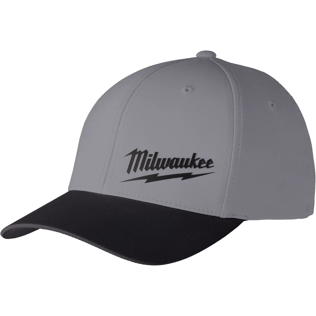 User-Friendly Milwaukee Workskin Dark Gray Performance Fitted Hat Small Medium Contemporary
