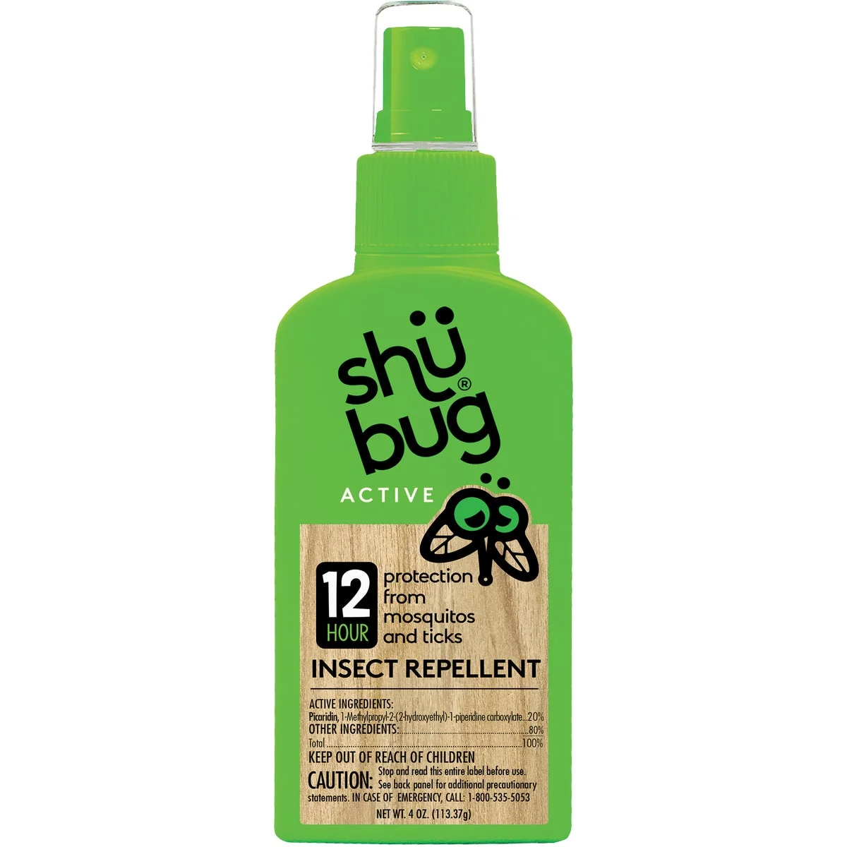 Reliable Shubug Active 4 Oz. Pump Spray Insect Repellent Outstanding