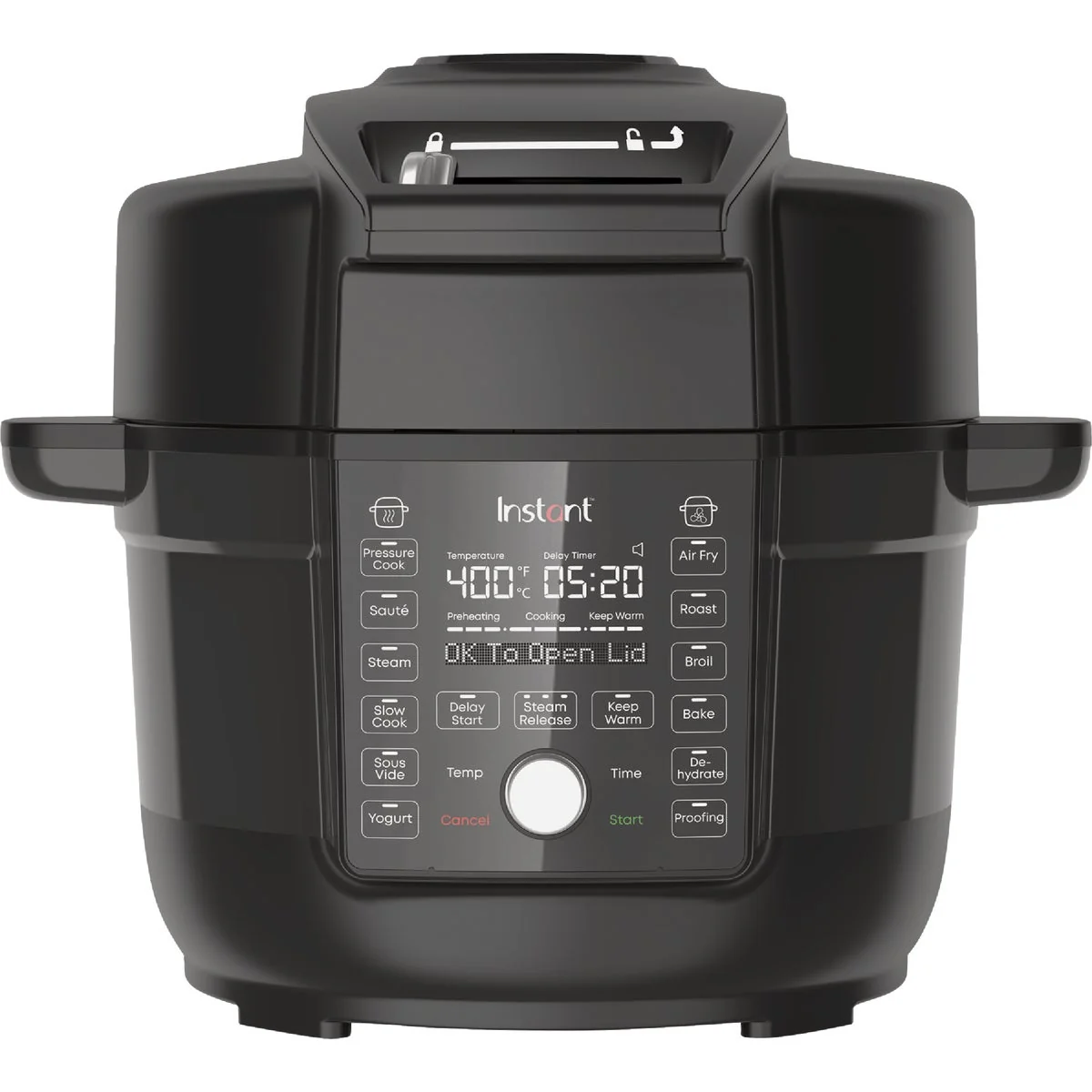 Secure Instant Pot Duo Crisp 6.5 Qt. Air Fryer Multi-Cooker with Lid Original Design