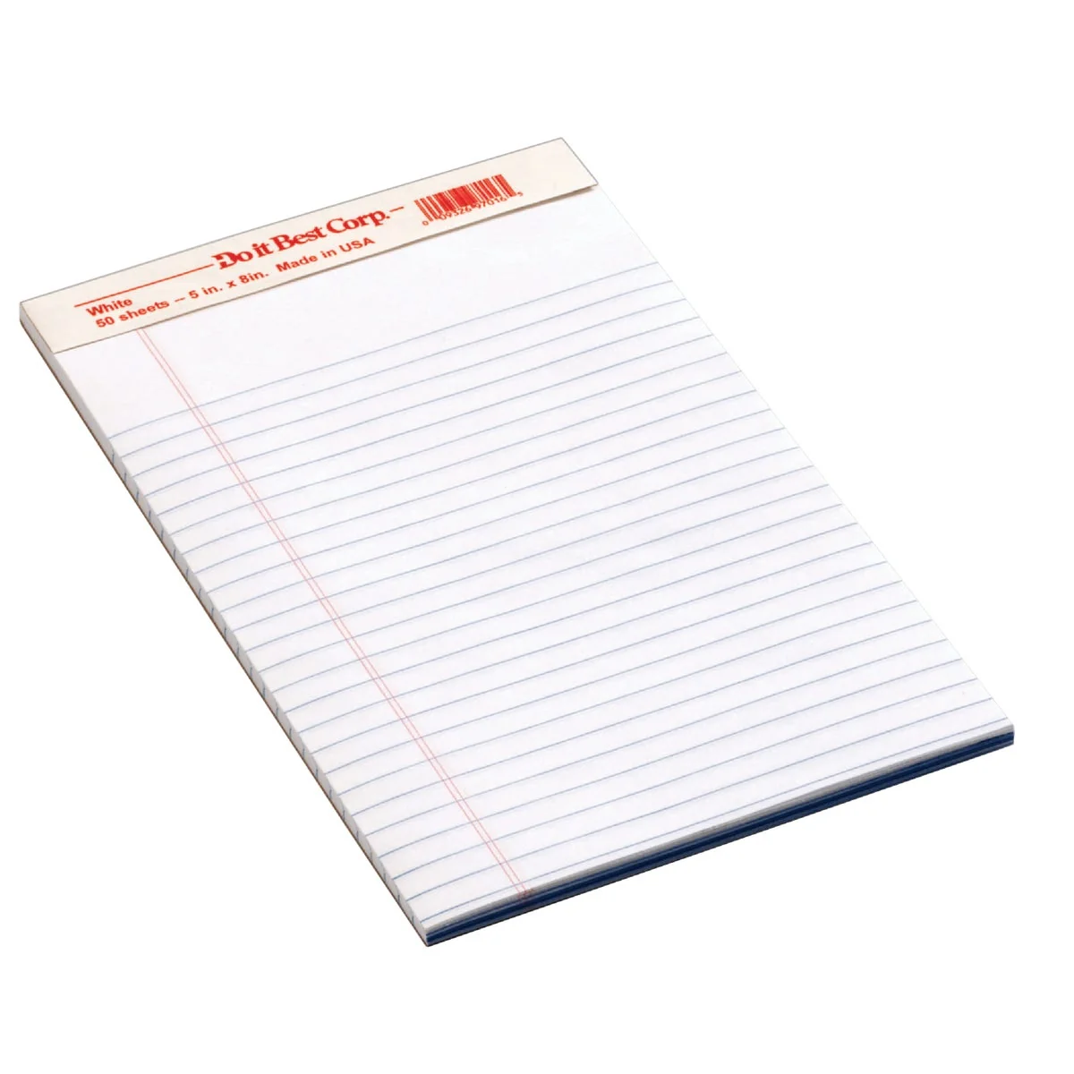 Optimized Staples 5 In. W. x 8 In. H. 50-Sheet White Top Bound Legal Pad 12-Pack Superior
