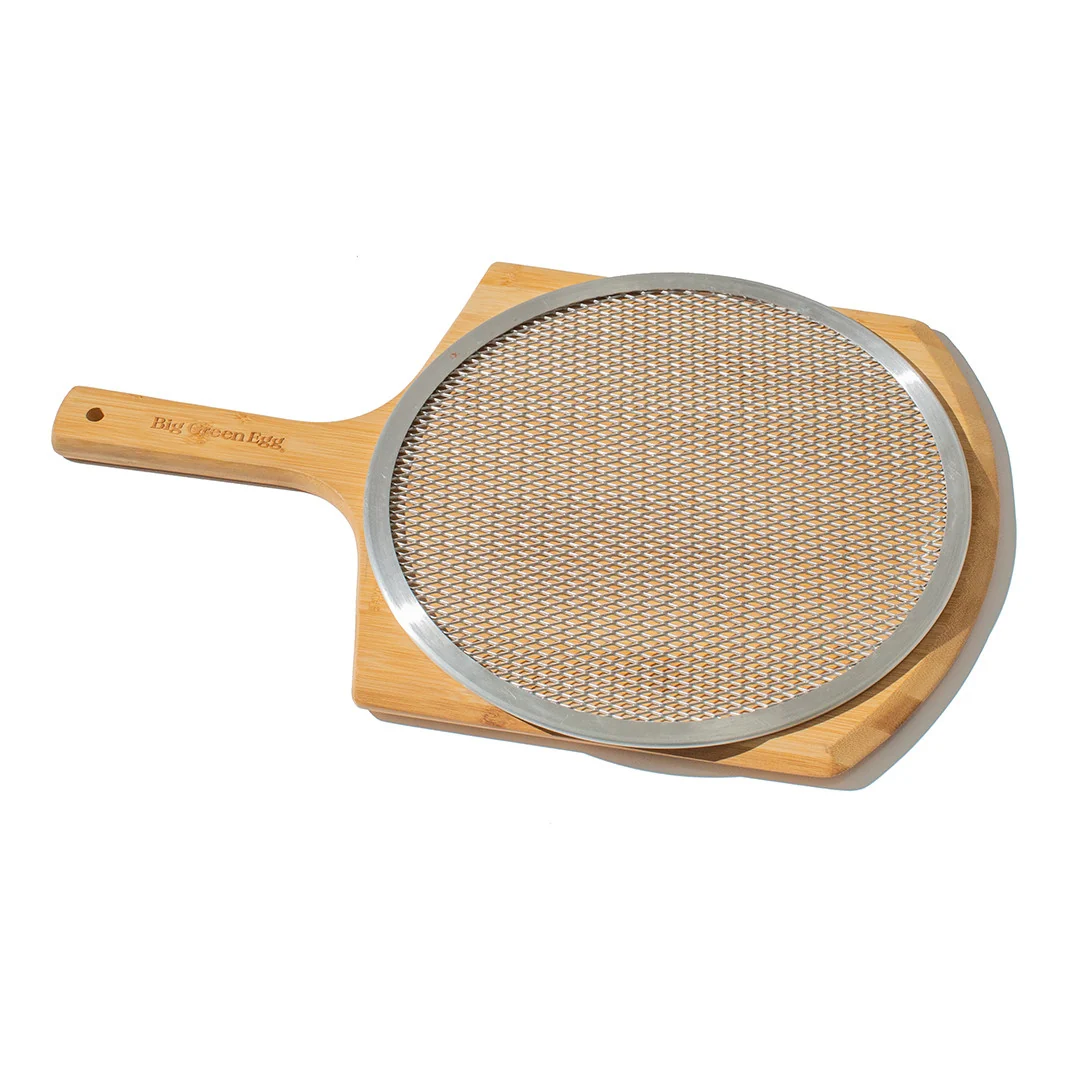 Prestigious Big Green Egg Pizza Peel Screen Traditional