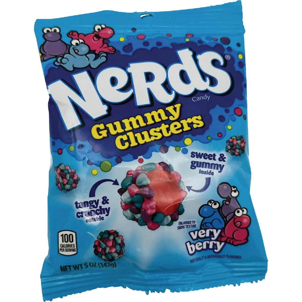 Exclusive Nerds 5 Oz. Very Berry Gummy Clusters Candy Contemporary