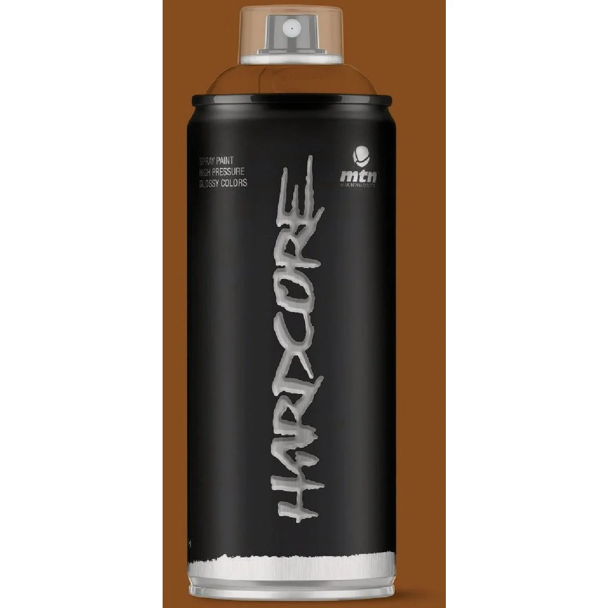 Consistent MTN Hardcore 400ml Toasted Brown Spray Paint Detailed