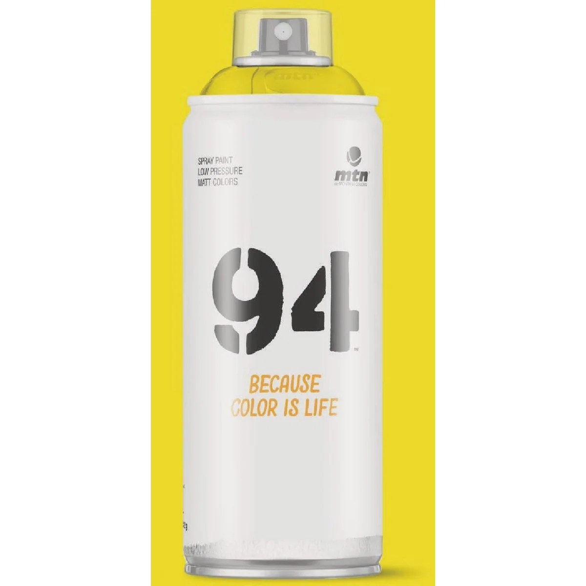 Lightweight MTN 94 400ml Light Yellow Spray Paint Environmentally Friendly