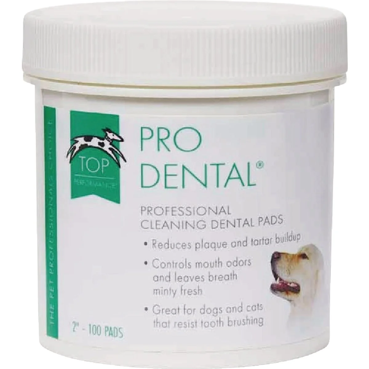 Expertly Made Boss Pet Top Performance ProDental Cleansing Pet Dental Pads 100-Pack Effective