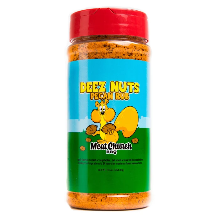 Luxury Meat Church Deez Nuts Pecan Rub Elegant