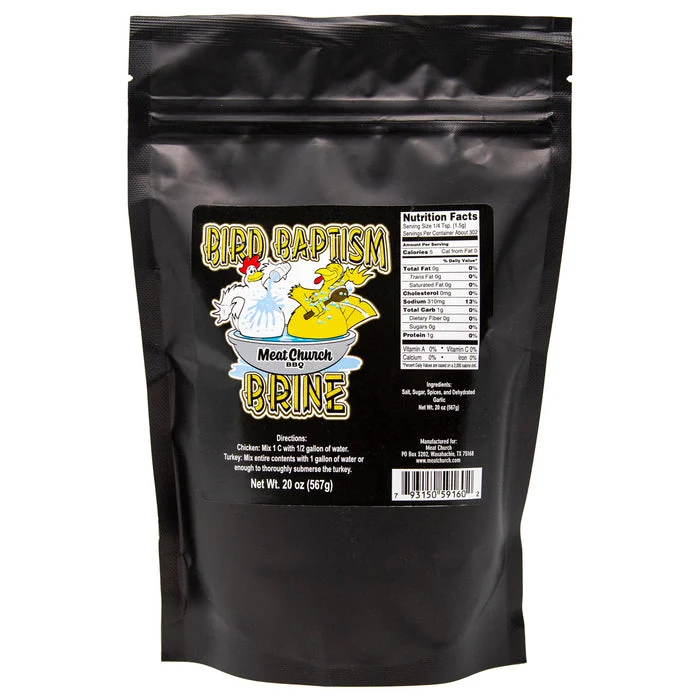 Trendy Meat Church Bird Baptism Brine Reusable