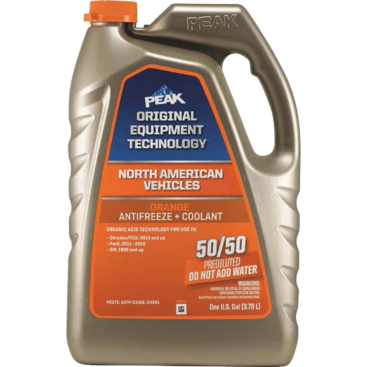 Recyclable Peak AFC Equipment Technology 1 Gal. 50 50 Orange Antize Healthy