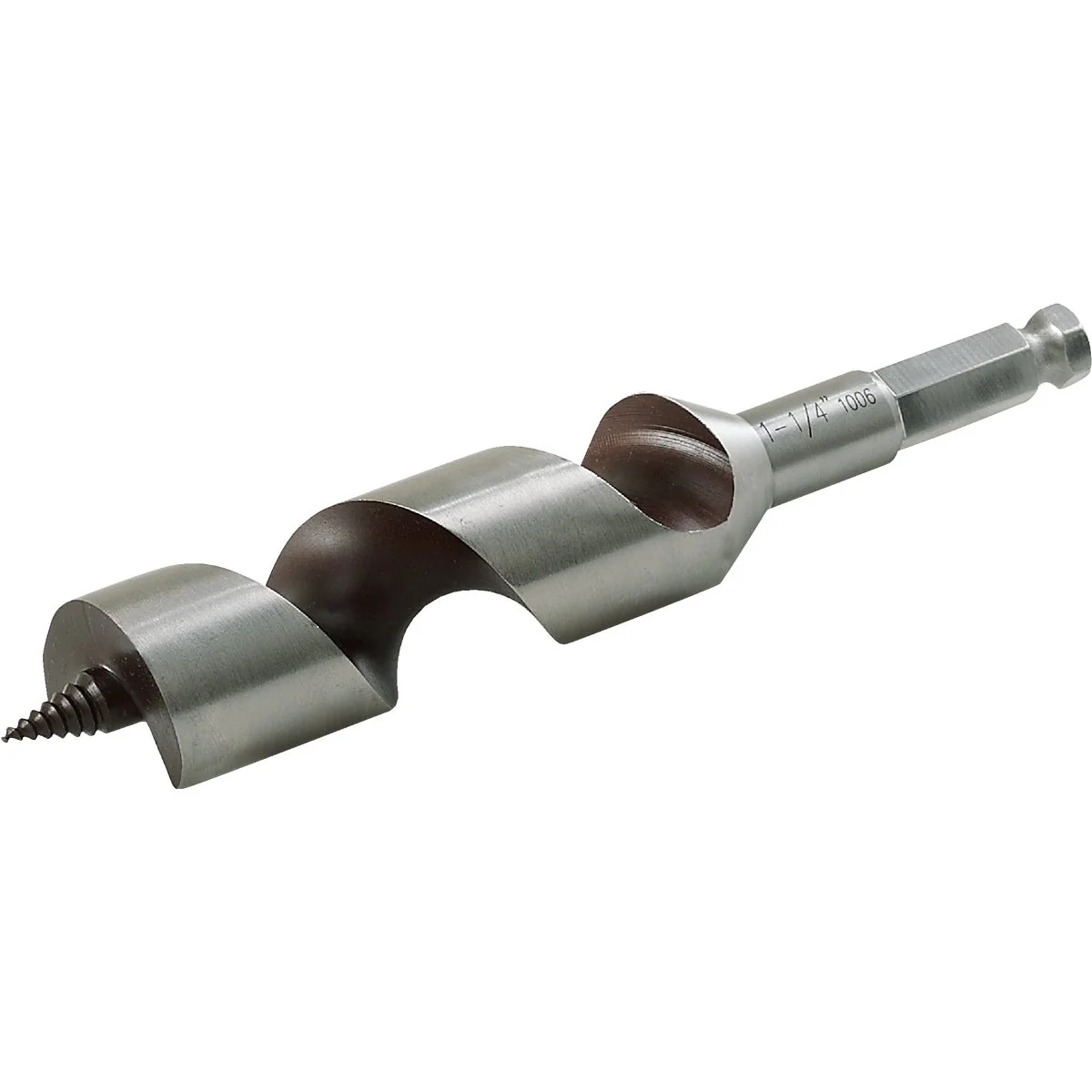 Recyclable DeWalt Power Ship 1-1 8 In. x 6 In. Quick Change Auger Bit Functional