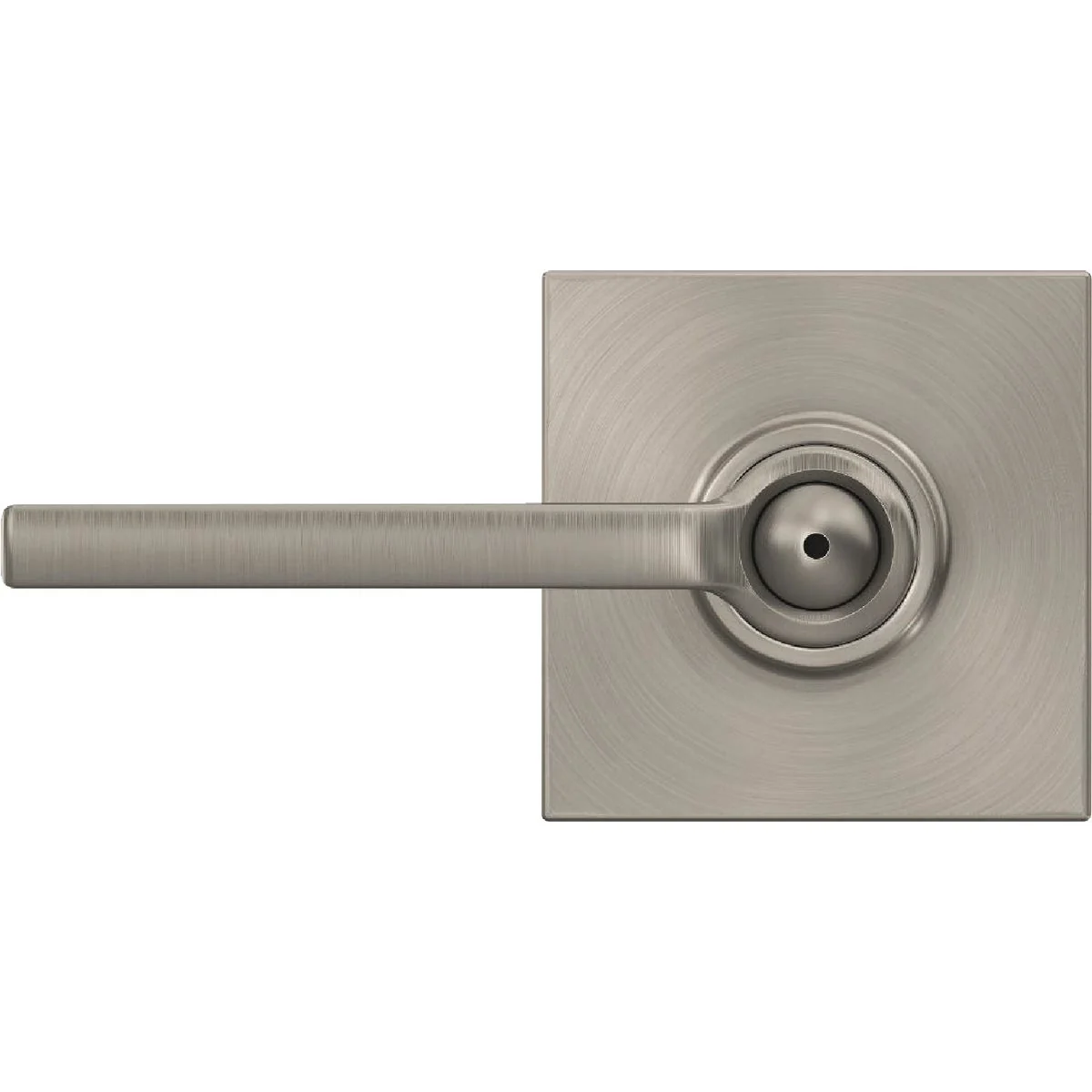 Excellent Schlage F Series Latitude Lever with Collins Trim Bed and Bath Lock in Satin Nickel User-Friendly