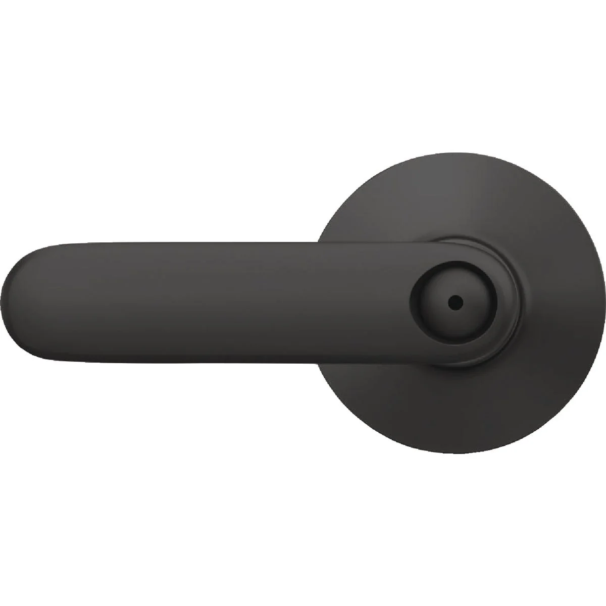 Fine Schlage Davlin Lever Bed Bath Lock in Matte Black Modern