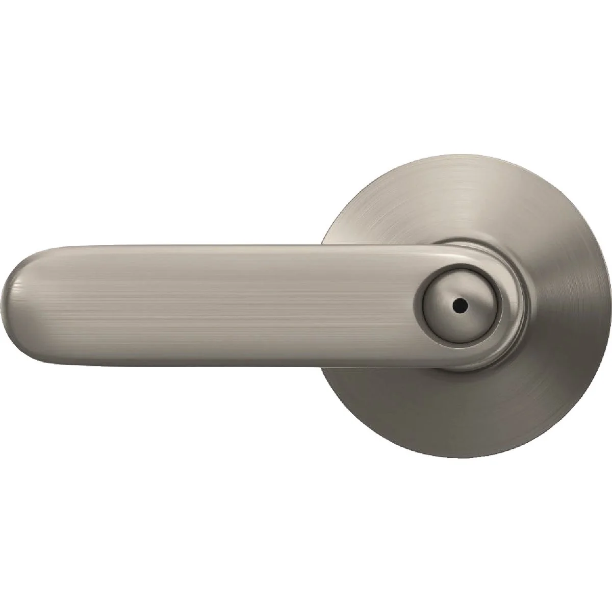 Versatile Schlage Davlin Lever Bed Bath Lock in Satin Nickel Smooth