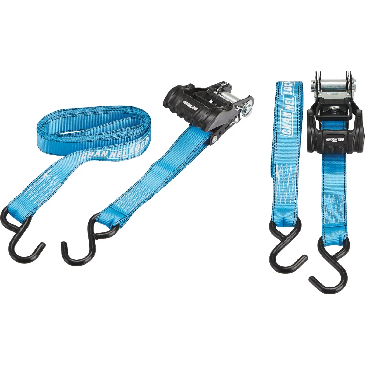 Next-Generation Channellock 1.5 In. x 16 Ft. Ratchet Tie Down With Hooks 2-Piece Quality