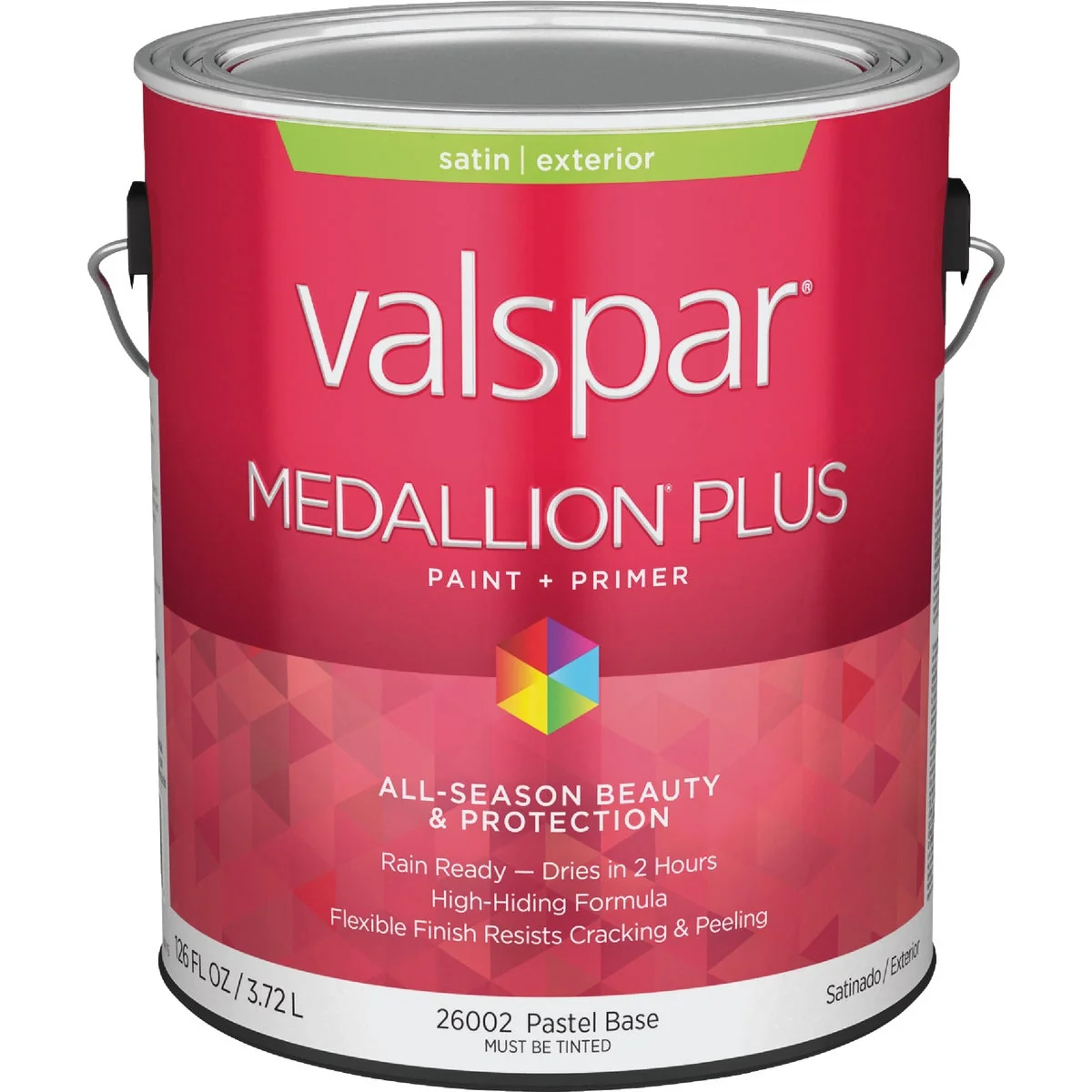 Top-Quality Valspar Medallion Plus Premium Paint Primer Satin Exterior Paint Pastel Base 1 Gal. High-Performance