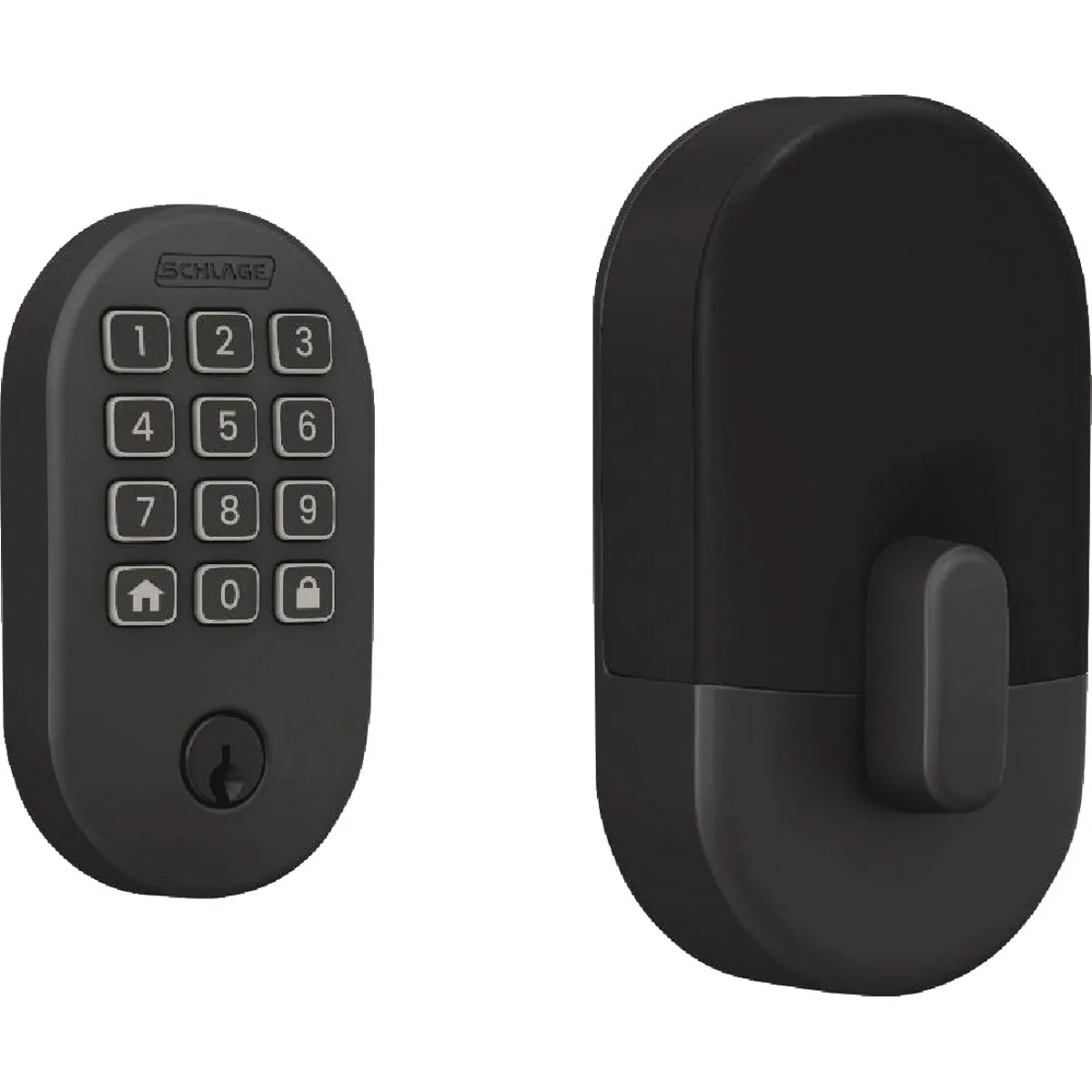 Sophisticated Schlage Arrive Smart WiFi Deadbolt with Remsen Trim in Matte Black Secure