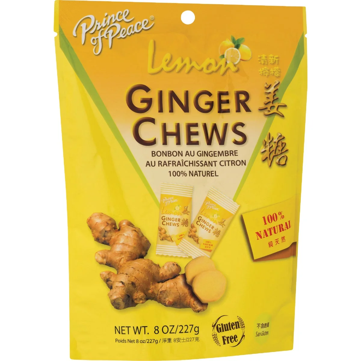 Innovative Prince of Peace 4 Oz. Lemon Ginger Chews Proven