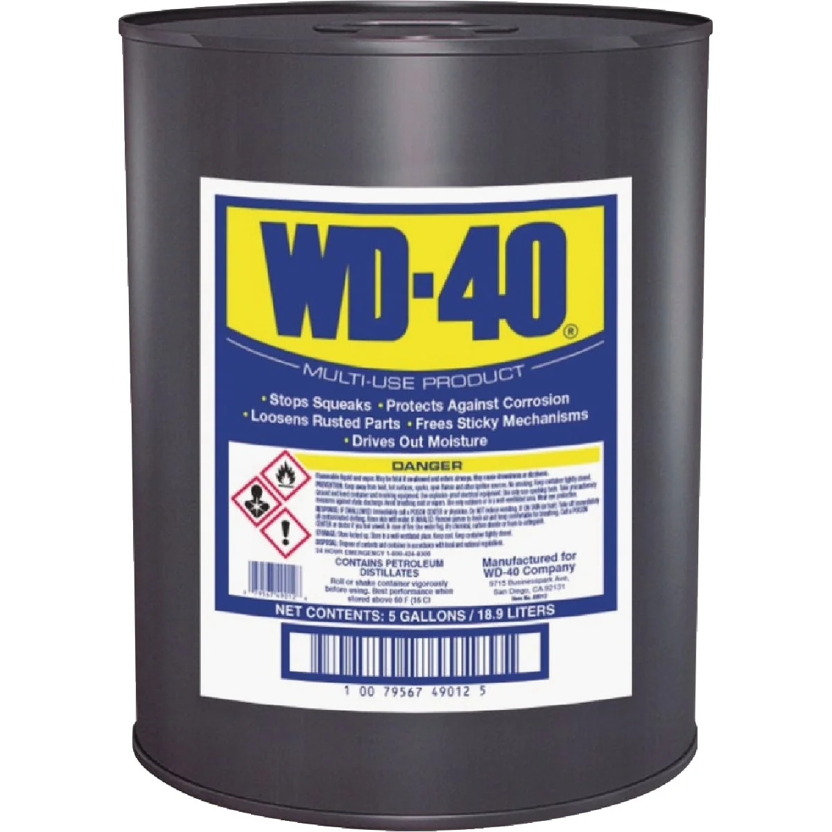 Pure WD-40 5 Gal. Liquid Multi-Purpose Lubricant Elegant