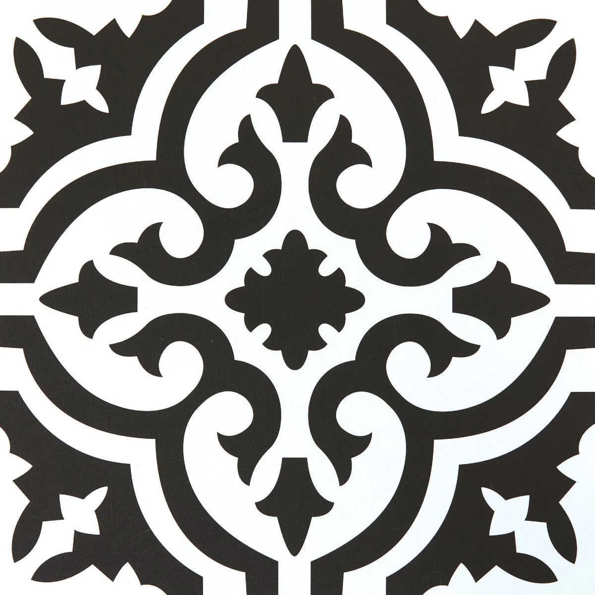 Sustainable Home Impressions Black Telperion 12 In. x 12 In. Vinyl Floor Tile 45 Sq. Ft. Box Superior
