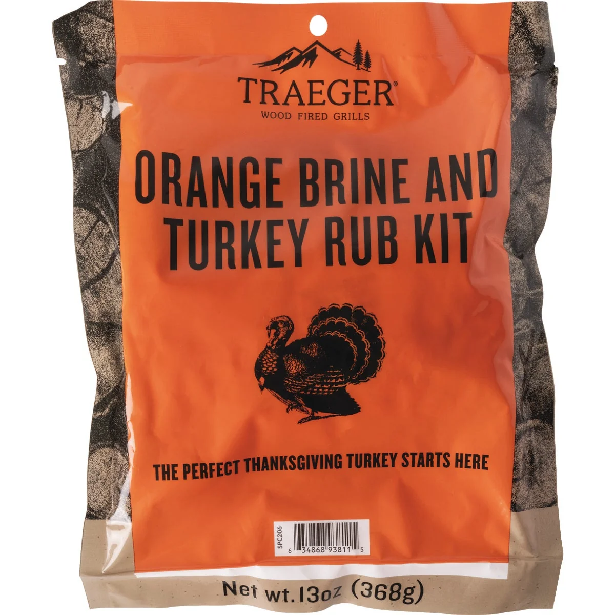 Recyclable Traeger Orange Brine Turkey Rub Kit Pure