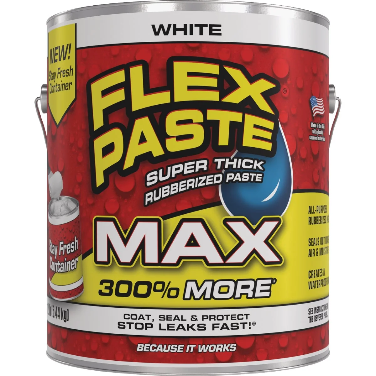 Solid Flex Paste MAX 12 Lb. White Sealer Reliable