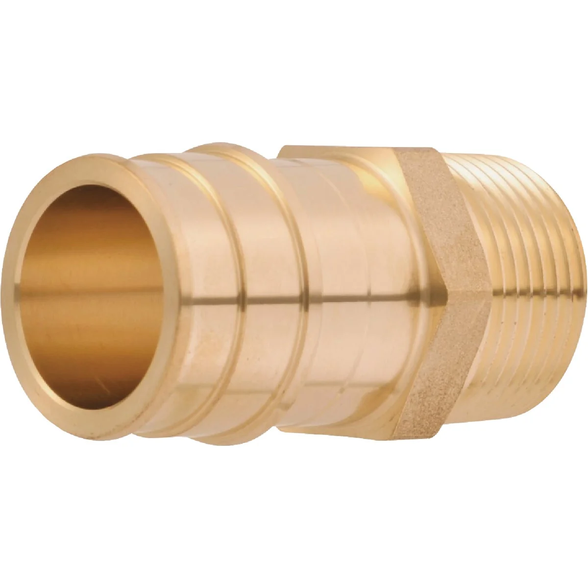 User-Friendly SharkBite PEX-A Brass 1 In. x 3 4 In. MNPT Adapter Safe