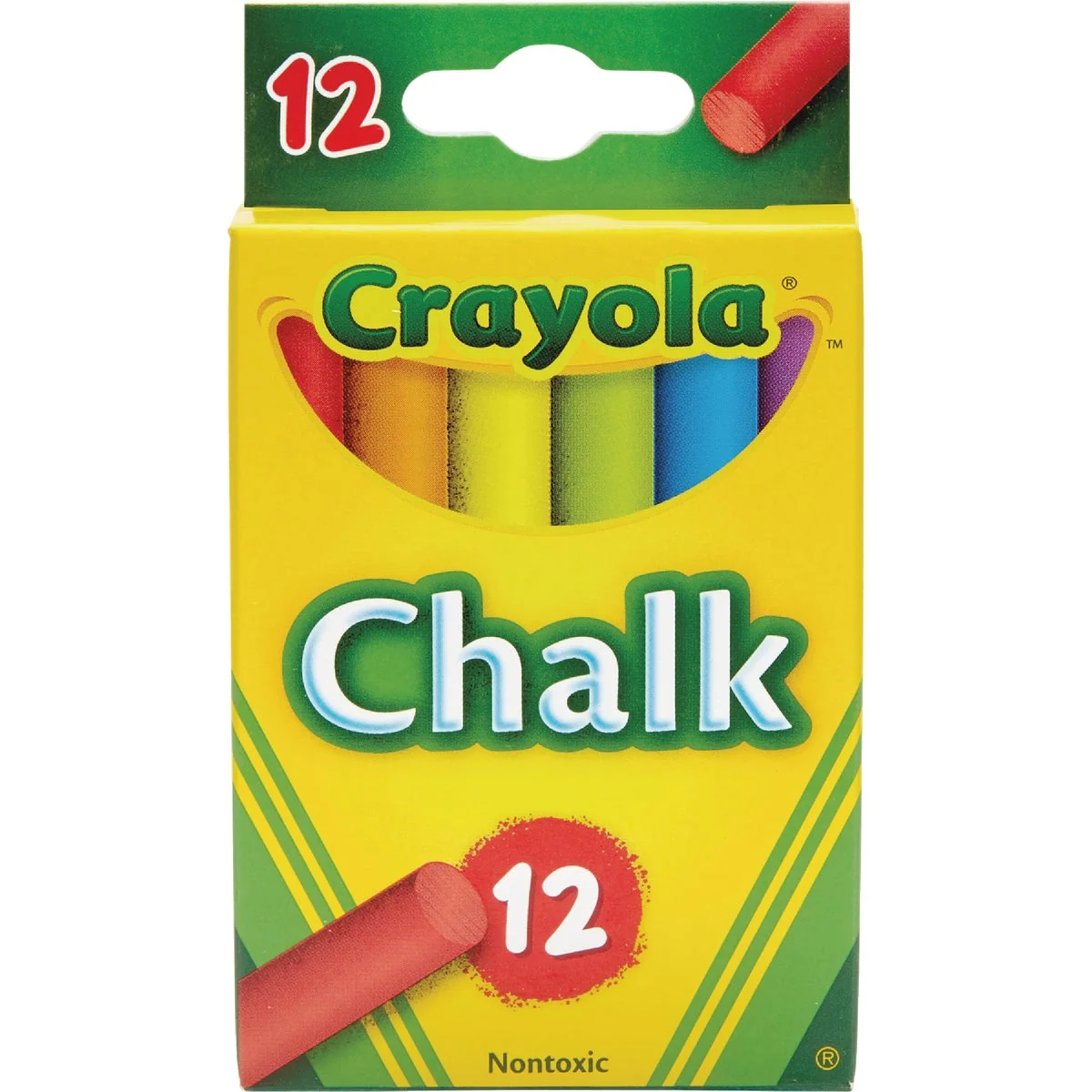 Trusted Crayola Multi-Colored Chalk 12-Count Versatile
