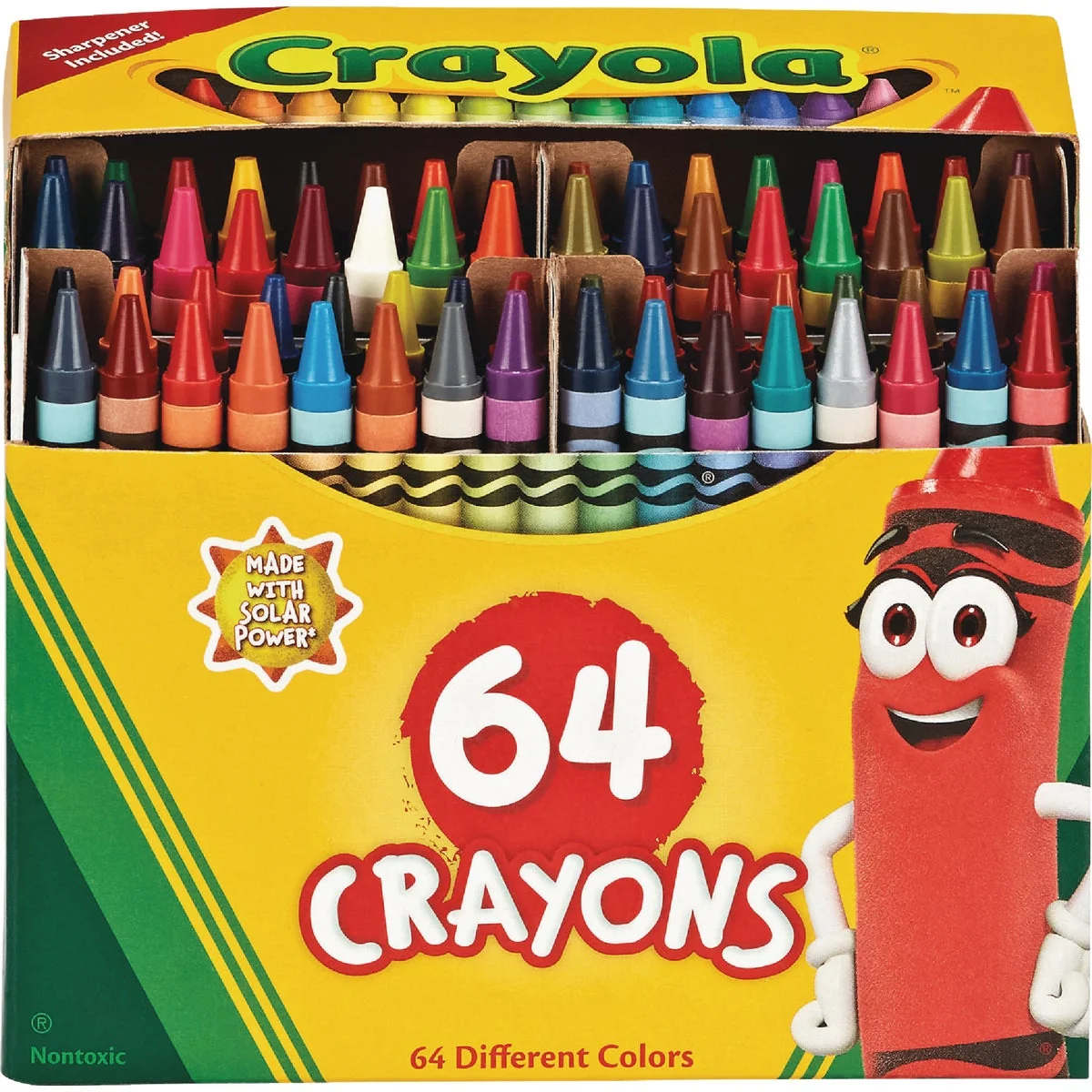 Efficient Crayola Crayons 64-Count Reusable
