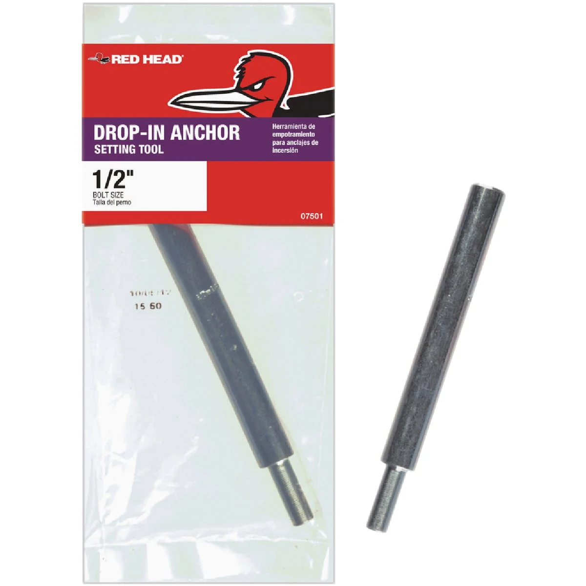 Dependable Red Head 1 2 In. Hollow-Core Drop-In Anchor Setting Relaxed