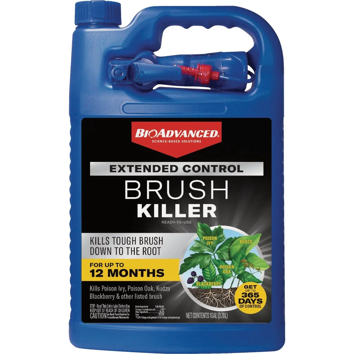 Relaxed BioAdvanced Extended Control 1 Gal. Ready To Use Trigger Spray Brush Killer Innovative