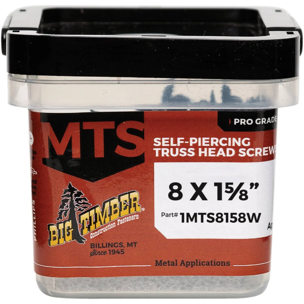 Premium Big Timber 8 x 1-5 8 In. White Modified Truss Head Sharp Point Wood Screw 1 Lb. High-Quality