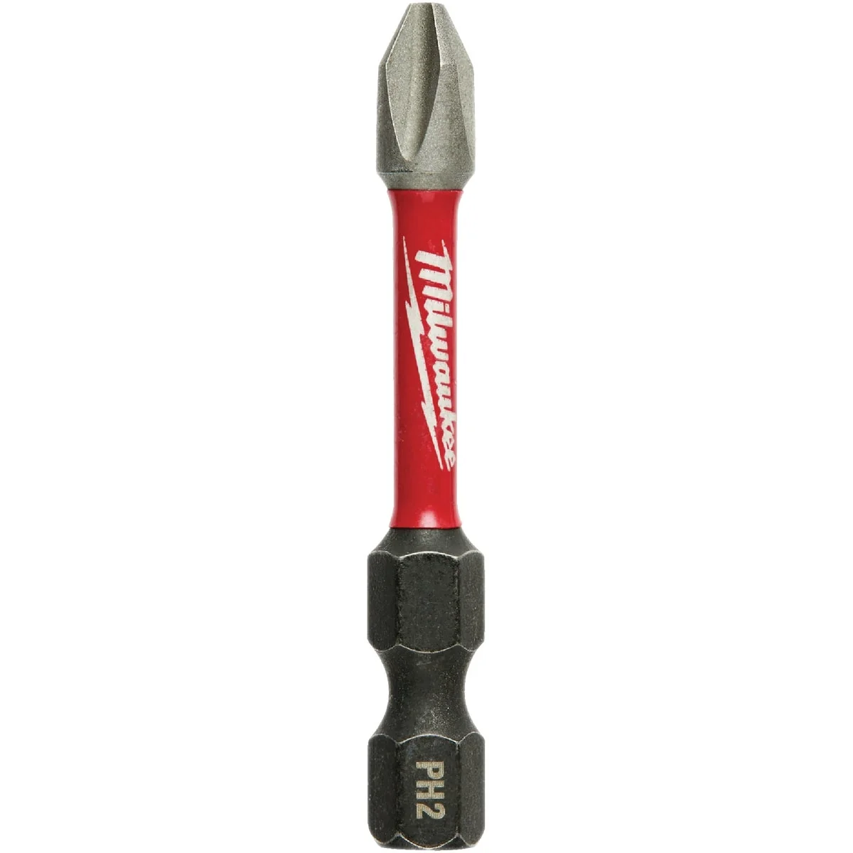 Dependable Milwaukee SHOCKWAVE 2 Phillips 2 In. Impact Duty Screwdriver Bit 2-Pack Refined