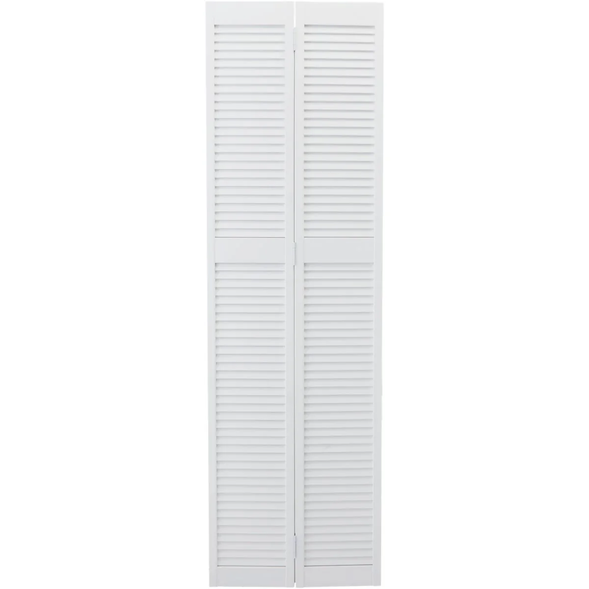 Unique Alexandria Moulding 30 In. W. x 80 In. H. Primed White Bi-Fold Door Stylish