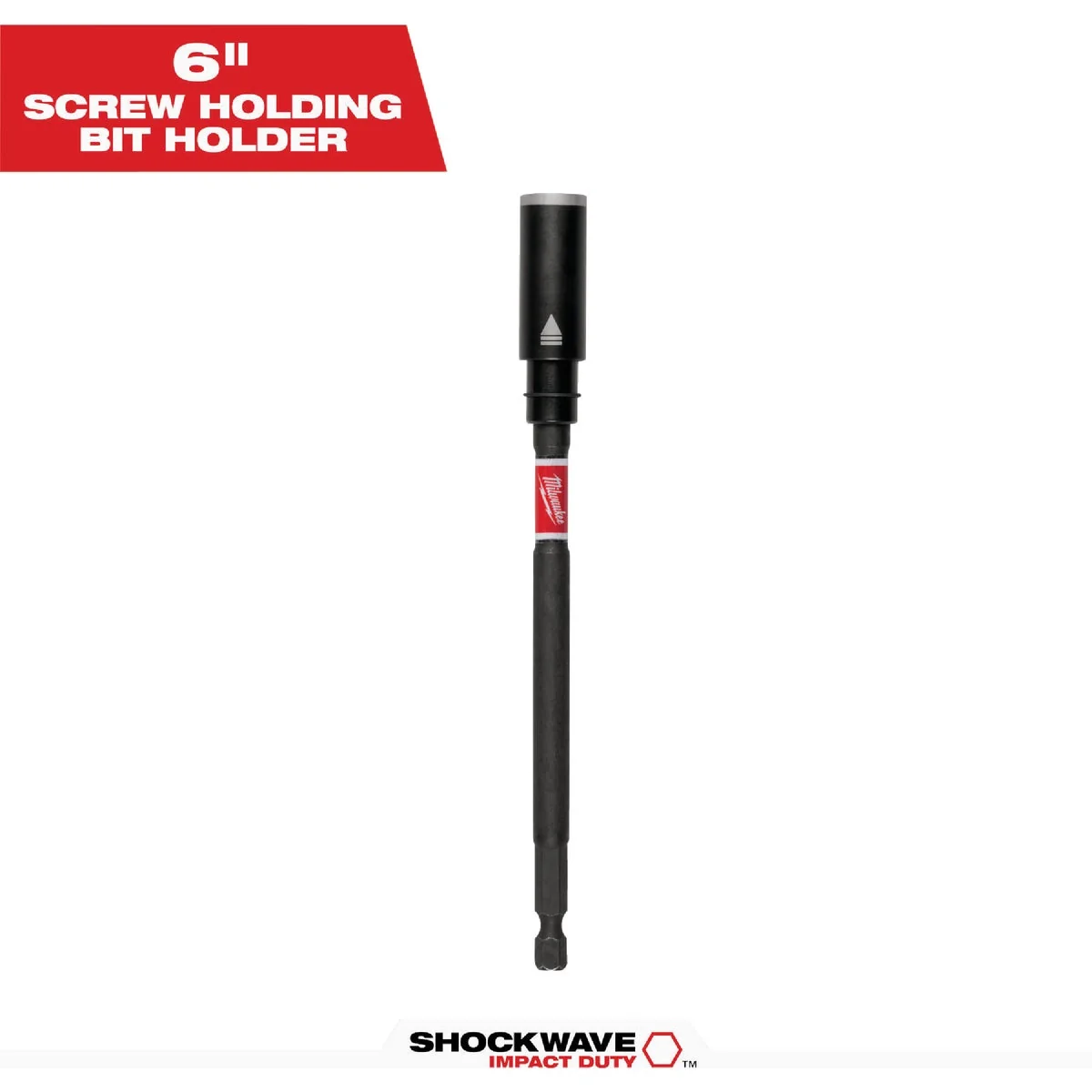 Durable Milwaukee SHOCKWAVE 6 In. Magnetic Impact Bit Holder Artisan