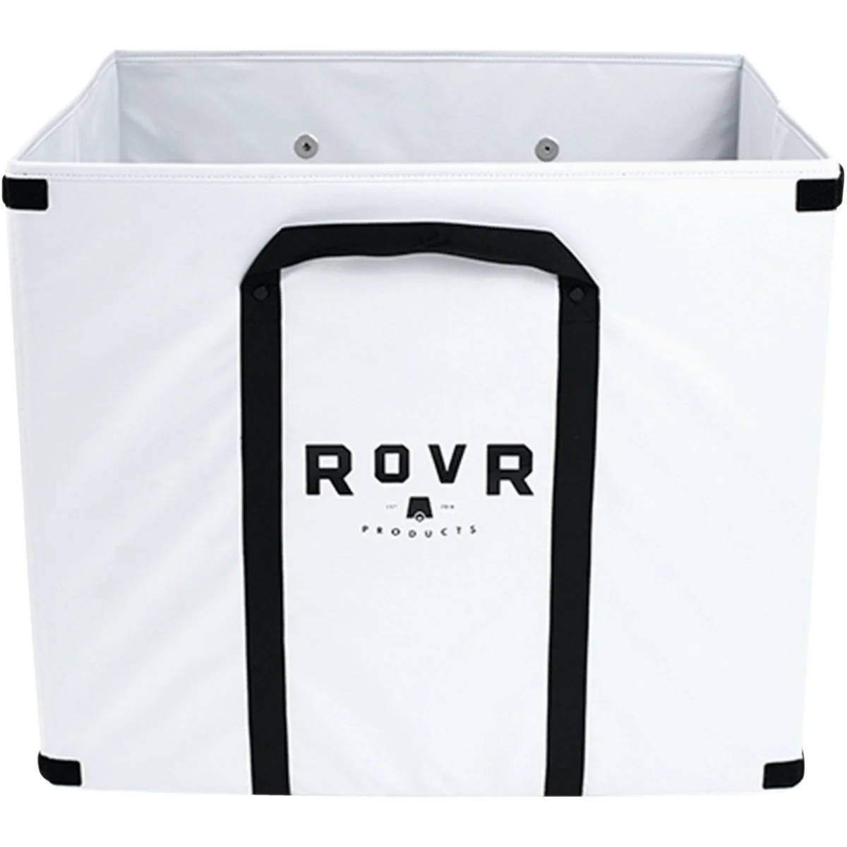 Fine Crafted RovR Products LandR Collapsible Canvas Bin and Grocery Tote 60 Storm Easy-to-Use
