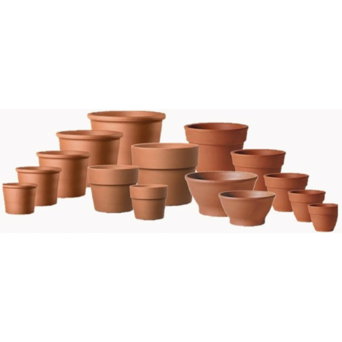 Practical Deroma Red Clay Planter Sun Display 335-Piece Verified