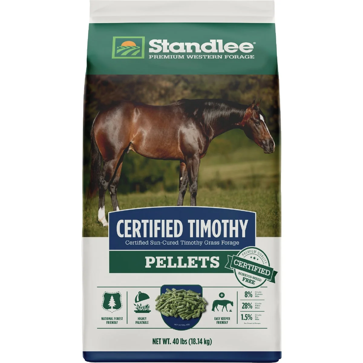 Effective Standlee Premium Western Forage 40 Lb. Timothy Grass Pellets Fine Crafted