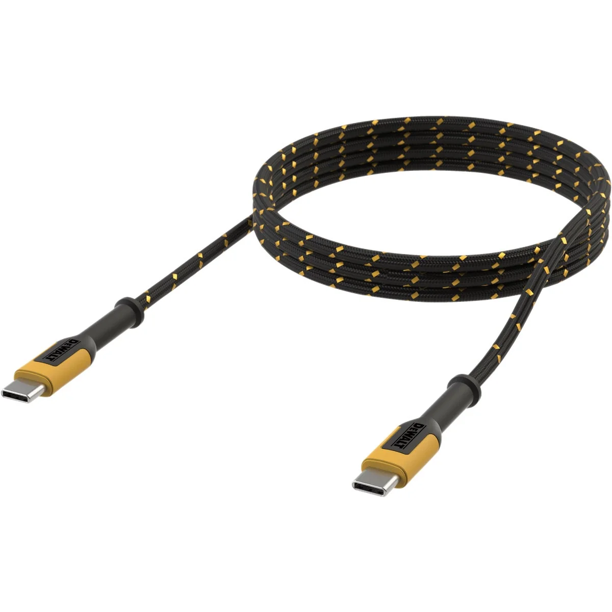 Effective DEWALT 10 Ft. Type-C to Type-C Reinforced Cable Genuine