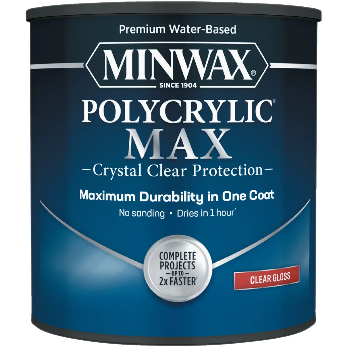 Fashionable Minwax Polycrylic Max Interior Stain Clear Gloss 1 Qt. Original Design